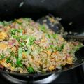 grub's cooksnap of when they made 簡単☆ベーコンレタス炒飯.
