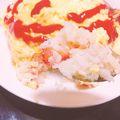 noooorra's cooksnap of when they made 炊飯器deチキンライス.