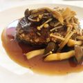 めろさん0521's cooksnap of when they made 和風きのこソースの豆腐ハンバーグ.