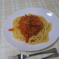 クックTC79QG☆'s cooksnap of when they made パパでもできる 簡単ミートソースパスタ.