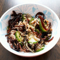 わたたい's cooksnap of when they made きくらげ・しらす・きゅうりの酢の物.