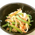 ｅｋ４'s cooksnap of when they made 大根葉と油揚げのゴママヨあえ.