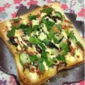 ぽぽきゅ's cooksnap of when they made 桜えび×胡瓜✡ゴマ塩昆布和トースト.