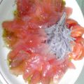 emi&misaki's cooksnap of when they made ～和風なタコカルパッチョ～.