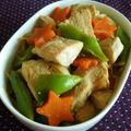 ayureo's cooksnap of when they made 家にある野菜で☆凍り豆腐の煮物☆.