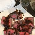 kookuro's cooksnap of when they made 牛たたきにルッコラ！　醤油サミコソース　.