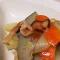 香月☆美里's cooksnap of when they made 蓮根とベーコンのイタリアン風きんぴら.