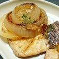いなみよょよん's cooksnap of when they made メカジキと新玉ねぎのにんにく醤油バター.
