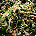 ame-ikuru's cooksnap of when they made もやしとほうれん草のバターしょうゆ炒め.
