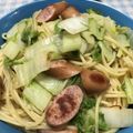 クック3IJVP1☆'s cooksnap of when they made 白菜大量消費に！豚と白菜のうまうまパスタ.