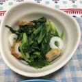 クック3IJVP1☆'s cooksnap of when they made 簡単☆小松菜と竹輪おひたし☆ワサビ風味.