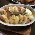 みちコロ's cooksnap of when they made 簡単♪長いもとベーコンのクリーム焼き.