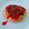 タナカ・カナコ's cooksnap of when they made ごぼう入りいわしハンバーグ.
