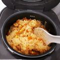 アクセル☆'s cooksnap of when they made 炊飯器におまかせ、カレーピラフ.