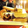 げんげん太's cooksnap of when they made 男の子に★ブルドーザーのバースデーケーキ.