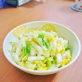 myrose's cooksnap of when they made 簡単旨❤白菜ときゅうりとしらすのサラダ.