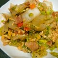 mi☆ro's cooksnap of when they made 白菜とベーコンの玉子炒め.