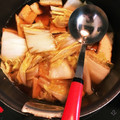 クックO5U7G0☆'s cooksnap of when they made 厚揚げと白菜の煮物.