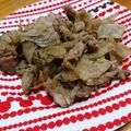 しょみ一's cooksnap of when they made 豚肉とごぼうの時雨煮.