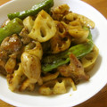 低カロ探検隊's cooksnap of when they made 鶏肉と蓮根のこっくり黒酢炒め.