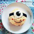  milkchoco's cooksnap of when they made キャラごはん♡ミニオンオムライス.