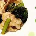 これちゃんまん's cooksnap of when they made 豚肉と小松菜のにんにくレモン炒め･ᴗ･.
