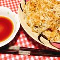 ♪ひつじ's cooksnap of when they made お好み焼き☆もやし納豆.