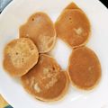 クッキングホチョ's cooksnap of when they made 離乳食〜牛乳ときな粉のパンケーキ.