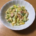 こんたらった's cooksnap of when they made 白菜とベーコンの玉子炒め.