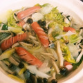 ゆきぷーちゃん's cooksnap of when they made 土鍋で簡単！白菜としめじのごまうどん鍋.