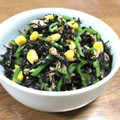 ままばなな1020's cooksnap of when they made ひじきとピーマンのお茶漬けの素炒め.