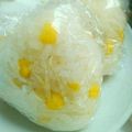 naki1227's cooksnap of when they made クエン酸効果がマル！コーンと梅のおにぎり.