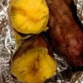 橙食堂's cooksnap of when they made ミニサイズ安納芋で焼き芋～魚焼きグリル～.