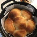 かぼすレモン's cooksnap of when they made 朝焼きたて☆ストウブでミルクちぎりパン.