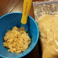 pokacchi's cooksnap of when they made もみもみ＊きなこミルクアイス.