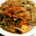 salty☆'s cooksnap of when they made 【龍愛】厚揚げ（豆腐）ともやしの煮浸し.