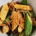 ☆☆ゆっきー☆'s cooksnap of when they made ヤングコーンとオクラと舞茸のバター醤油.