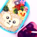 ♡SAYAKA_S♡'s cooksnap of when they made 【キャラ弁】ダッフィーのお好み焼き弁当.