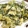卵せんべい's cooksnap of when they made 大根葉消費！甘辛味噌炒りたまご.