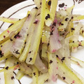 卵せんべい's cooksnap of when they made 簡単☆大根(皮)のゆかり和え.