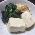 yurippii's cooksnap of when they made ✿豆腐とほうれん草のあんかけ煮びたし✿.