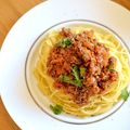 ほかとも's cooksnap of when they made 簡単★我が家の自家製ミートソースパスタ★.