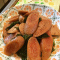 みどりのミニ's cooksnap of when they made 魚肉ソーセージとわかめの簡単いため☆.
