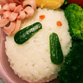 ぽん吉っつあん's cooksnap of when they made ゆきうさぎ♡お正月＊簡単キャラ弁♪.
