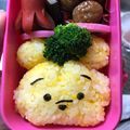 どんどん19's cooksnap of when they made ツムツム プーさん キャラ弁 ♡.