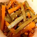 カイマ's cooksnap of when they made フライパンで簡単！きんぴらごぼう.