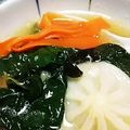 のんのこりく's cooksnap of when they made じゅゎぁ～っと小籠包の具沢山スープ.