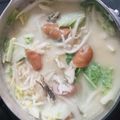 ✴秋茜✴'s cooksnap of when they made 鍋のつゆ✿こってり！味噌にんにく.