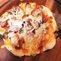よめのはぴさん's cooksnap of when they made 簡単にピザ生地から作るお家ピザで～す。♪.