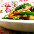 yangpa's cooksnap of when they made ピーマンとさつまあげのオイスター炒め✽.